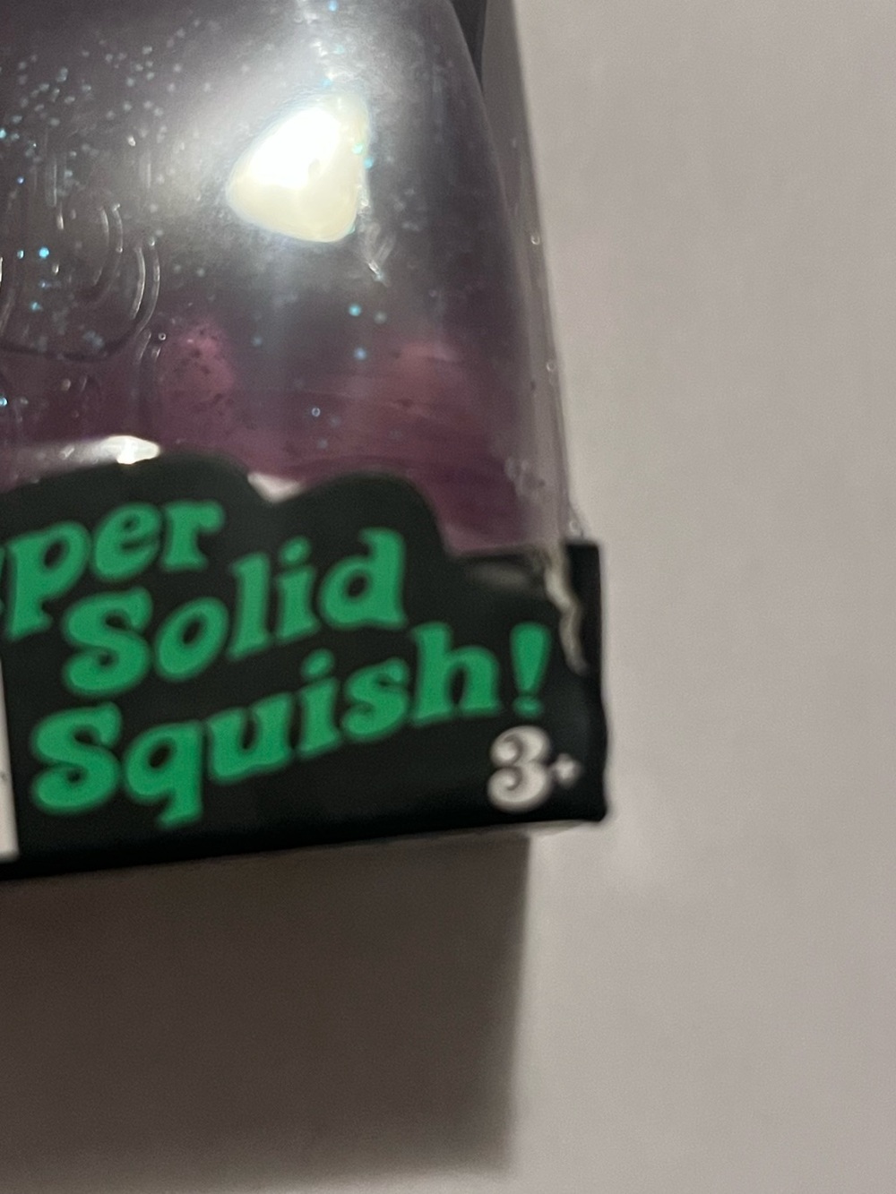 Nice Cube Glitter & Glow Super Solid Squish - Purple - Picture 4 of 4